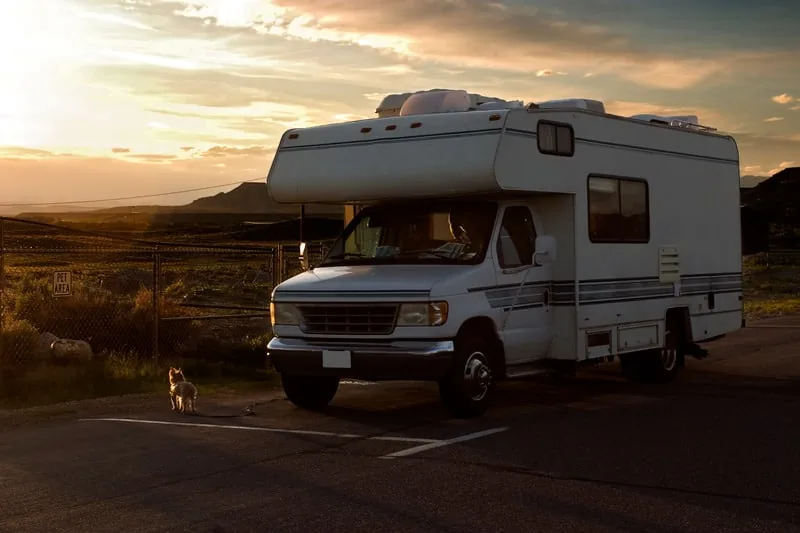 Oakville RV motorhome ready for transport